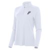 Antigua San Antonio Exquisite Spurs Women's White Intent Quarter Zip Top Show your dedication! Own this special jersey for your team.