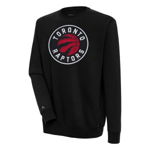 Antigua Toronto Raptors Black Victory Alluring Pullover Sweatshirt Customizable! Personalize this great jersey.