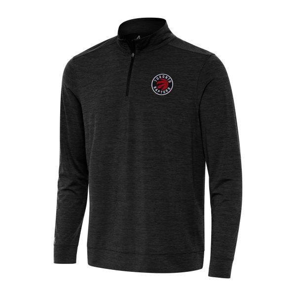 Antigua Toronto Raptors Heather Black Bright Premium Quarter Zip Top Proven quality! Invest in this reliable jersey.