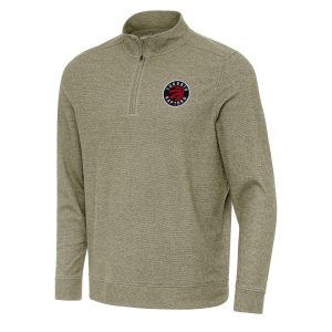 Antigua Toronto Striking Raptors Olive Subtle Quarter Zip Sweatshirt Unbeatable style! Get this stylish jersey now.
