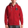 Antigua Toronto Delightful Raptors Red Logo Victory Full Zip Hoodie Limited stock! Be quick and grab this must - have jersey to support your team.