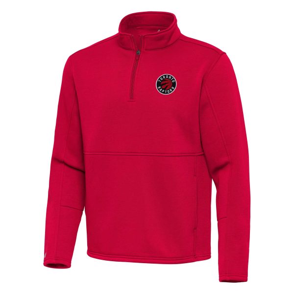 Antigua Toronto Raptors Red Classy Twist Quarter Zip Pullover Top Proven quality! Invest in this reliable jersey.
