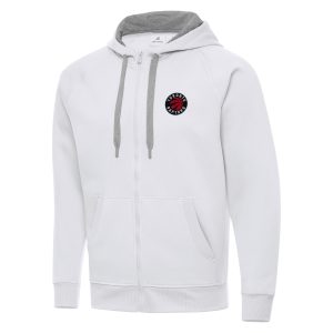 Antigua Toronto Raptors White Big & Tall Victory Full Zip Hoodie Classy Jacket Don't be left out! Get this stylish jersey and show your team pride.