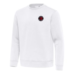 Antigua Toronto Raptors Impressive White Relevant Pullover Sweatshirt Time - sensitive! Order now before the deal expires.