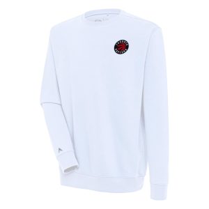 Antigua Toronto Top - notch Raptors White Victory Pullover Sweatshirt Enhance your game - day look! Get this fashionable jersey.