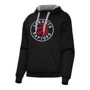 Antigua Toronto Raptors Women's Black Victory Pullover Hoodie Gorgeous Sports fans