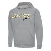 Antigua Utah Jazz Heather Gray Big & Tall Victory Full Zip Hoodie Delightful Jacket Don't be left out! Get this stylish jersey and show your team pride.
