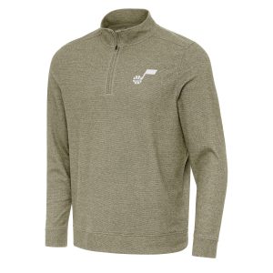 Antigua Utah Jazz Olive Subtle Quarter Superior Zip Sweatshirt Hurry! Exclusive offer. Get your hands on this outstanding jersey right away.