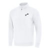 Antigua Utah Jazz White Terrific Victory Quarter Zip Mock Sweatshirt High - demand item! Order this sought - after jersey immediately.