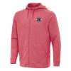 Antigua Washington Wizards Heather Red Effortless Full Zip Enchanting Hoodie Jacket Enhance your game - day look! Get this fashionable jersey.