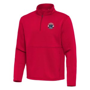 Antigua Washington Wizards Impressive Red Twist Quarter Zip Pullover Top Last chance! Grab this awesome jersey before it's gone for good.