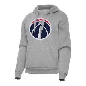 Antigua Washington Wizards Terrific Women's Heather Gray Victory Pullover Hoodie For a short time only! Don't miss out on this fantastic jersey.