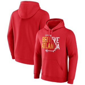 Atlanta Hawks Red Team Pride Terrific Pullover Hoodie Team spirit! Show it off with this awesome jersey.
