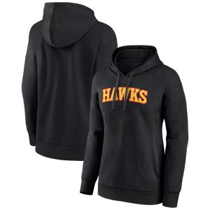 Atlanta Hawks Women's Refined Black Alternate Wordmark Pullover Hoodie Limited edition! Don't miss your chance to own this unique jersey.