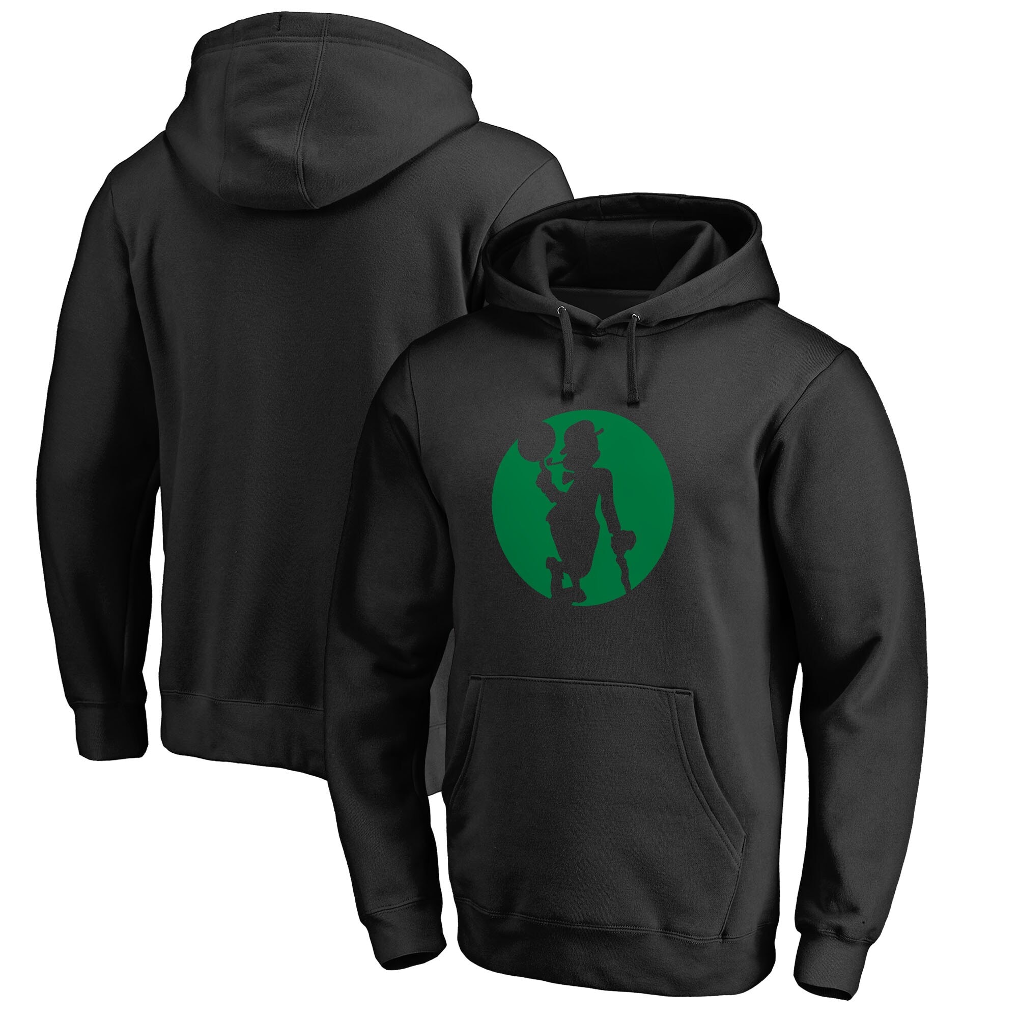 Boston Celtics Black Alternate Logo Stylish Pullover Hoodie Exclusive design! Own a jersey like no other.