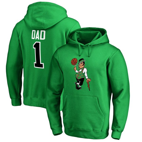 Boston Celtics Kelly Green #1 Dad Pullover Hoodie Alluring Sports fans