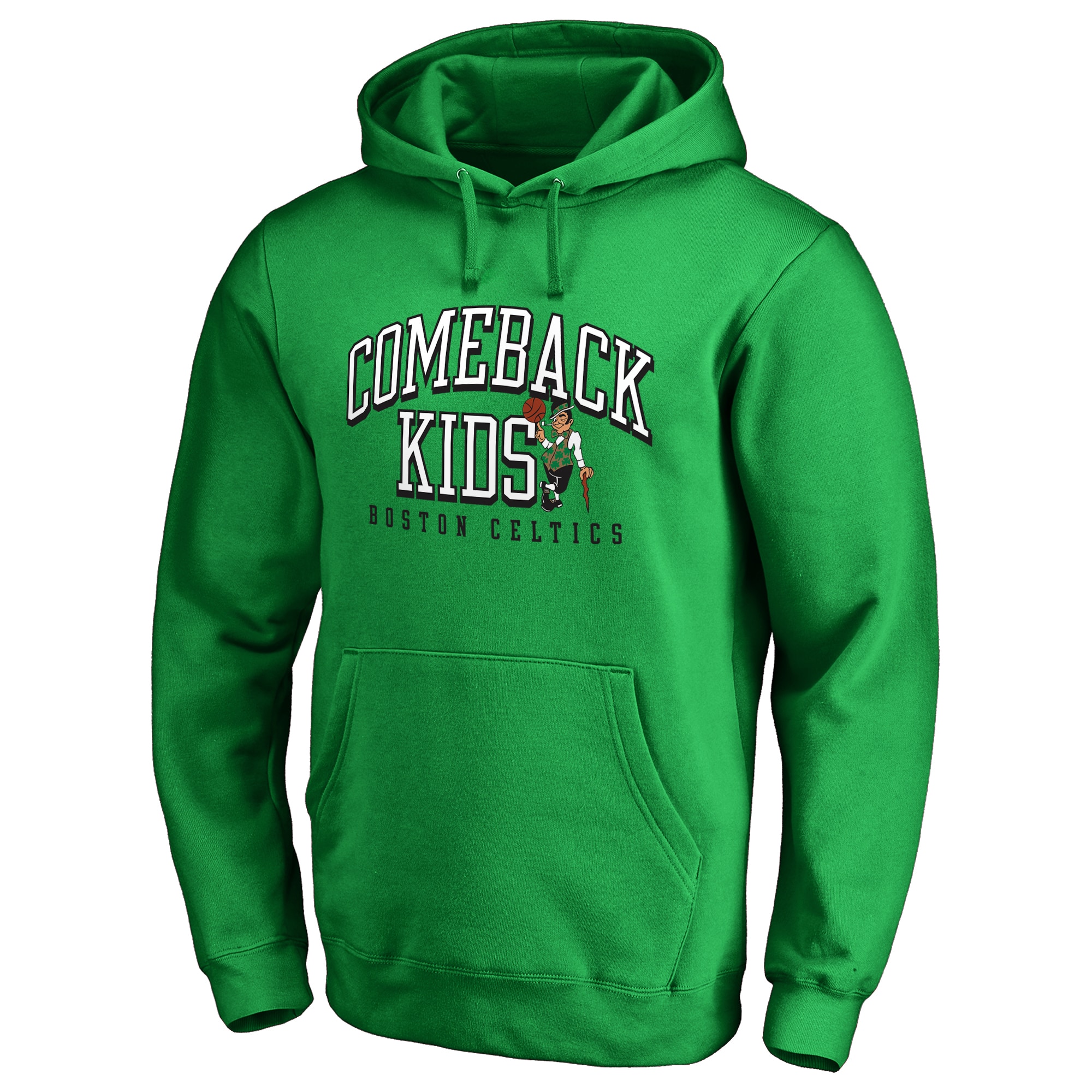 Boston Celtics Classy Kelly Green Comeback Kids Pullover Hoodie Gift idea! Surprise a sports fan with this amazing jersey.