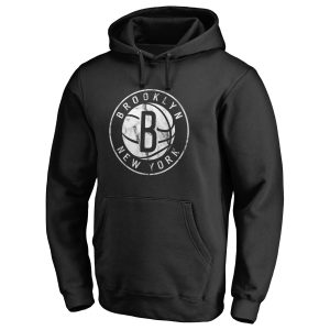 Brooklyn Nets Black Marble Logo Remarkable Pullover Hoodie Don't be left out! Get this stylish jersey and show your team pride.