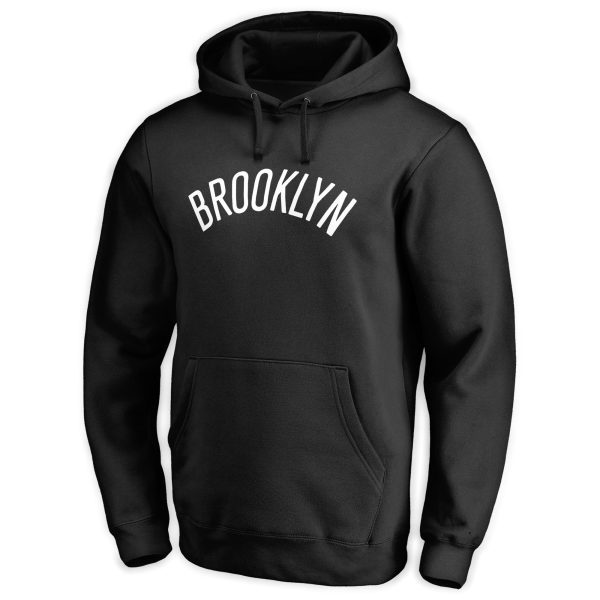 Brooklyn Nets Exceptional Black Wordmark Pullover Hoodie Flash sale! Snag this great jersey at a discounted price.