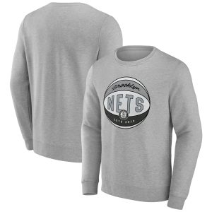 Brooklyn Nets Delightful Gray Hard Color Pullover Sweatshirt Trending now! Grab this hot jersey while you can.