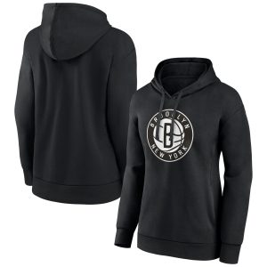 Brooklyn Nets Remarkable Women's Black Alternate Logo Pullover Hoodie Be the first! Order this trendy jersey ahead of the crowd.