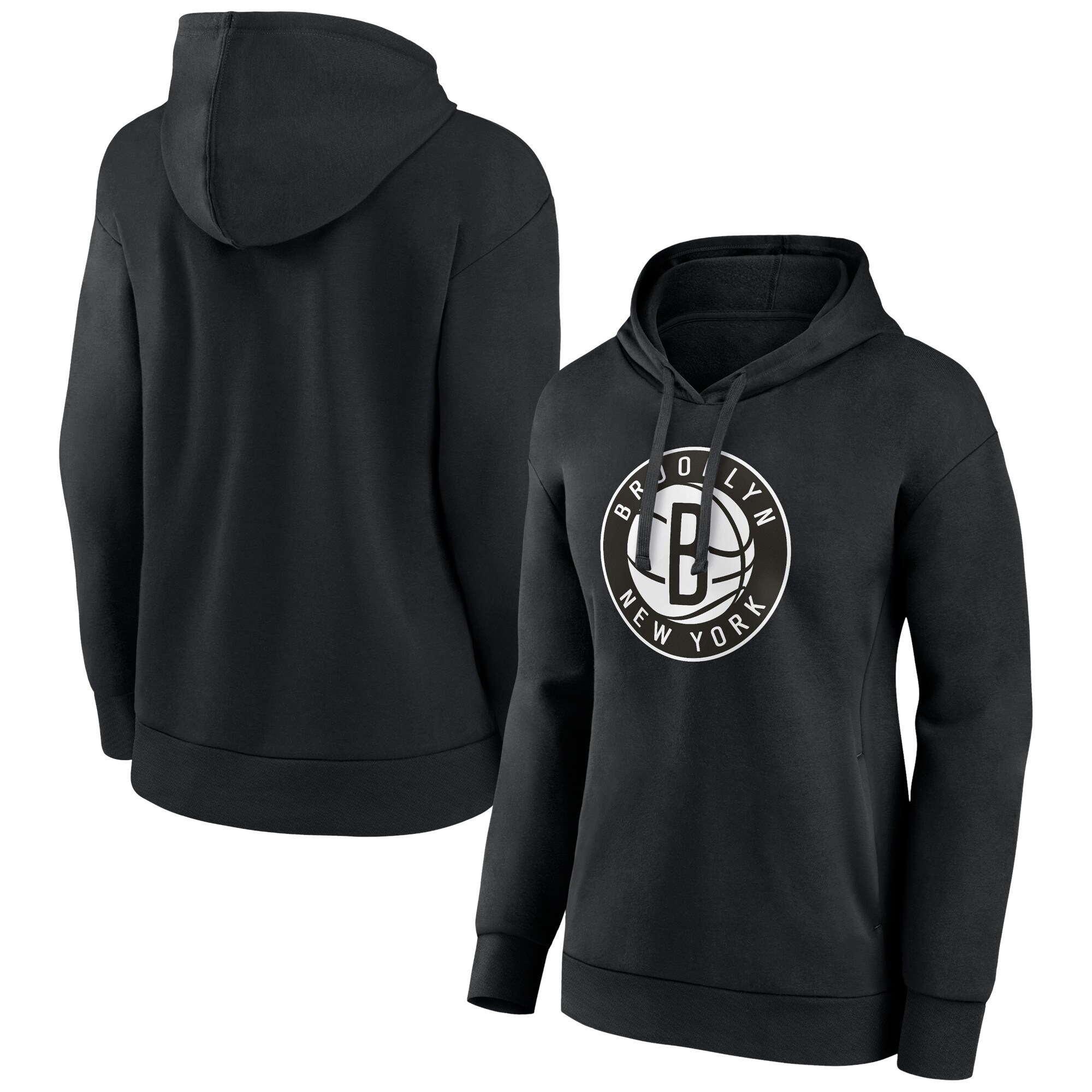 Brooklyn Nets Remarkable Women's Black Alternate Logo Pullover Hoodie Be the first! Order this trendy jersey ahead of the crowd.