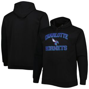 Charlotte Hornets Black Big & Tall Terrific Heart & Soul Pullover Hoodie Time - sensitive! Order now before the deal expires.
