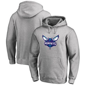 Charlotte Hornets Distinguished Heather Gray Primary Logo Pullover Hoodie For a short time only! Don't miss out on this fantastic jersey.