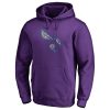 Charlotte Admirable Hornets Purple Static Logo Pullover Hoodie Perfect fit! Order this comfortable jersey.