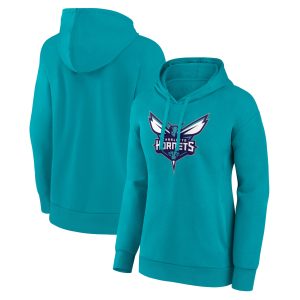 Charlotte Hornets Women's Teal Team Primary Logo Pullover Admirable Hoodie Don't be left out! Get this stylish jersey and show your team pride.