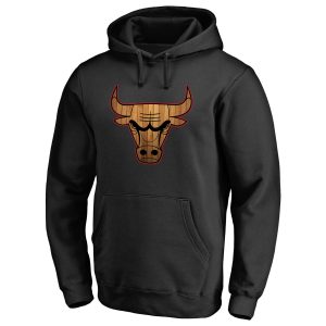 Chicago Glamorous Bulls Black Hardwood II Pullover Hoodie Perfect fit! Order this comfortable jersey.