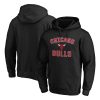 Chicago Bulls Black Victory Arch Fantastic Pullover Hoodie Collector's item! A rare addition to any collection.