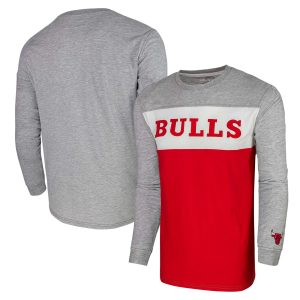 Chicago Bulls Unique Heather Gray Unisex Loge Long Sleeve T Shirt Trending now! Grab this hot jersey while you can.