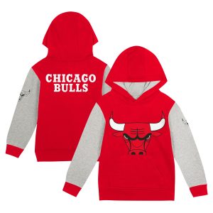 Chicago Bulls Toddler Red Fair Dashing Catch Fleece Pullover Hoodie Celebrate your team! Order this commemorative jersey.