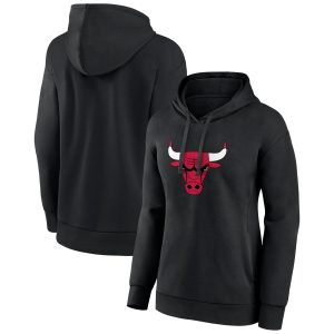 Chicago Prime Bulls Women's Black Primary Logo Pullover Hoodie Gift idea! Surprise a sports fan with this amazing jersey.