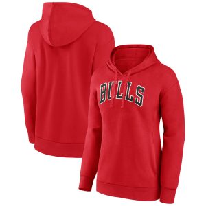 Chicago Splendid Bulls Women's Red Wordmark Alt Pullover Hoodie Last chance! Grab this awesome jersey before it's gone for good.
