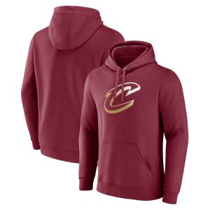 Cleveland Cavaliers Women's Wine Gradient Logo Splendid Pullover Hoodie Retailers
