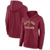 Cleveland Cavaliers Women's Wine Overtime Pullover Hoodie Elegant Sports enthusiasts