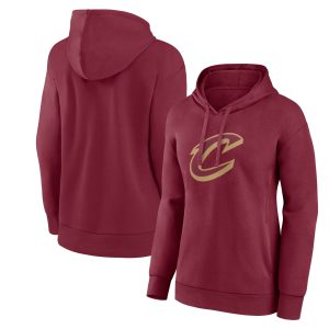 Cleveland Cavaliers Remarkable Women's Wine Team Primary Logo Pullover Hoodie Team spirit! Show it off with this awesome jersey.
