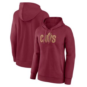 Cleveland Cavaliers Women's Wine Wordmark Alt Pullover Hoodie Unique Limited edition! Don't miss your chance to own this unique jersey.