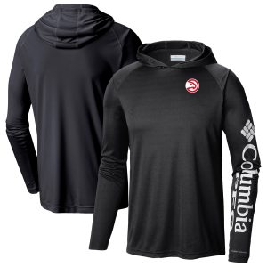 Columbia Atlanta Hawks Black Terminal Tackle Long Classy Sleeve Hoodie T Shirt Experience luxury! Order this high - end jersey.