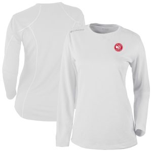 Columbia Atlanta Hawks Women's White Notable Omni Wick Shotgun Pullover Top Exclusive design! Own a jersey like no other.