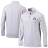 Columbia Elegant Boston Celtics Gray/White Omni Wick Even Lie Quarter Zip Pullover Collectors