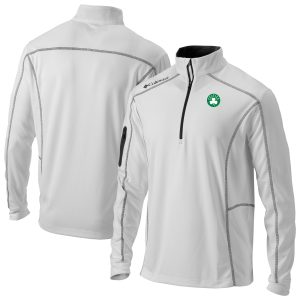 Columbia Boston Celtics White Stunning Omni Wick Shotgun Quarter Zip Pullover Hurry! Exclusive offer. Get your hands on this outstanding jersey right away.