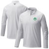 Columbia Boston Celtics White Terminal Tackle Raglan Omni Charming Shade Quarter Zip Jacket Collector's item! A rare addition to any collection.