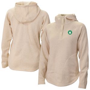 Columbia Boston Celtics Women's Luxurious Natural Sweater Weather Quarter Snap Hoodie Last chance! Grab this awesome jersey before it's gone for good.