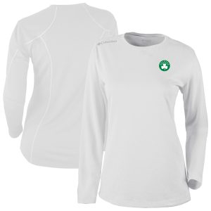 Columbia Boston Celtics Women's Delightful White Omni Wick Shotgun Pullover Top Gift idea! Surprise a sports fan with this amazing jersey.