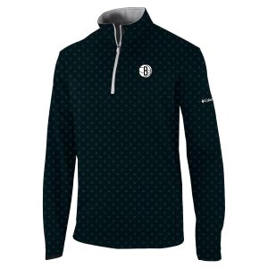 Columbia Enchanting Brooklyn Nets Black Omni Wick Wickhams Hills Quarter Zip Pullover Top Limited stock! Be quick and grab this must - have jersey to support your team.