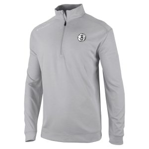 Columbia Brooklyn Nets Gray Oakland Downs Quarter Zip Luxurious Pullover Don't be left out! Get this stylish jersey and show your team pride.