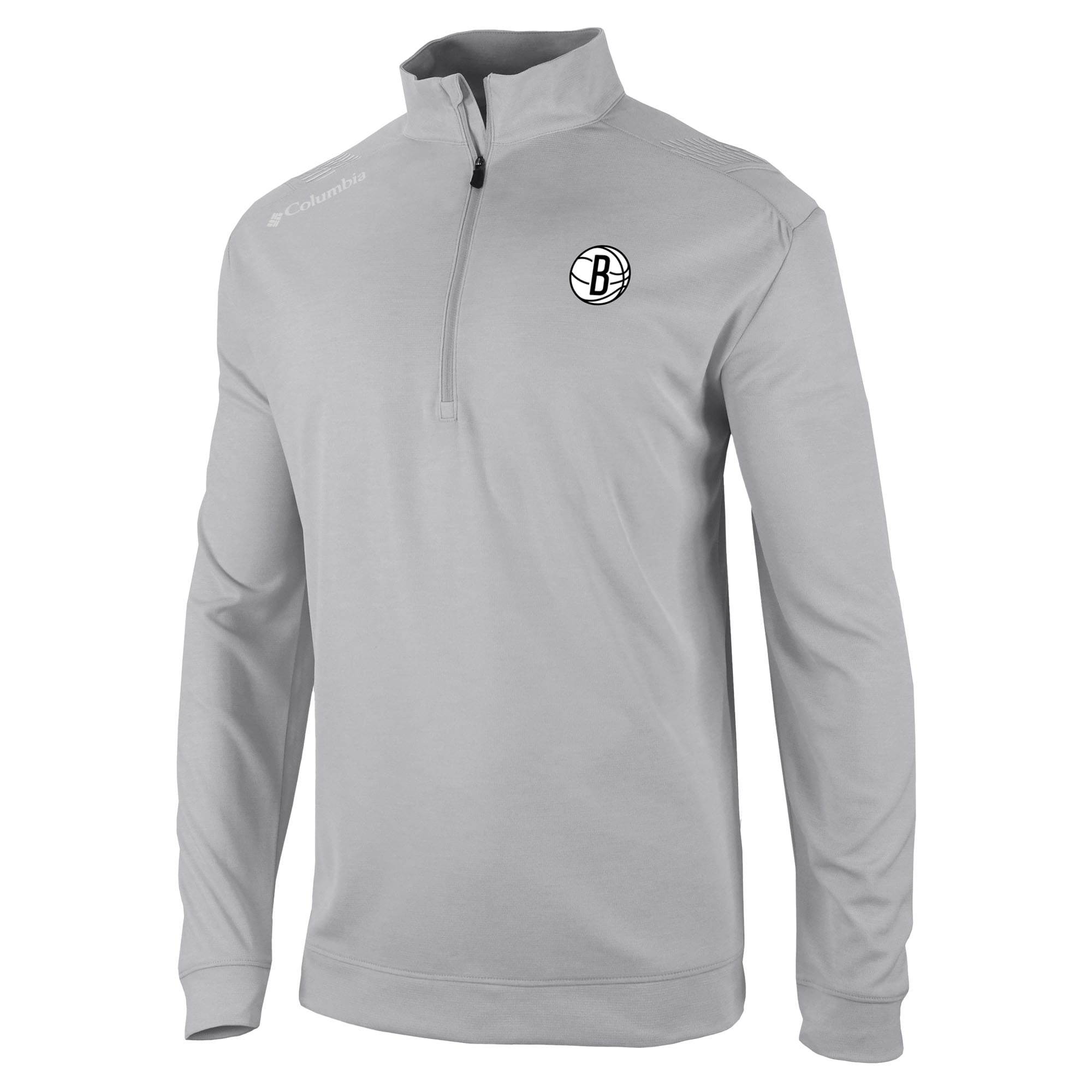 Columbia Brooklyn Nets Gray Oakland Downs Quarter Zip Luxurious Pullover Don't be left out! Get this stylish jersey and show your team pride.